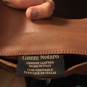 Leather oversized designer bag